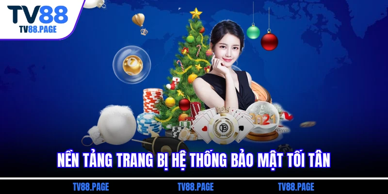 Nền tảng trang bị hệ thống bảo mật tối tân